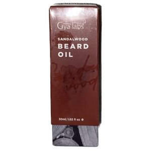 Gya Labs Sandalwood Beard Oil with Organic Argan & Jojoba Oil, 1 fl oz